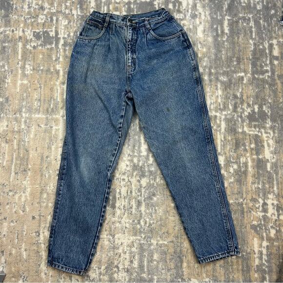 Vintage Rio by Stephen Mardon High Waist Tapered Mom Jeans Size 11 (Juniors) 80s - Picture 2 of 9